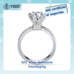 【#3 YSDD】925 Sterling Silver Moissanite Rings