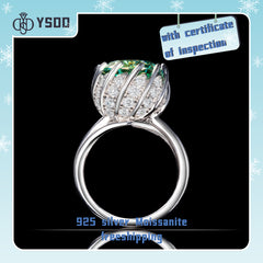 【#73 YSDD】925 Sterling Silver 5CT Moissanite Rings