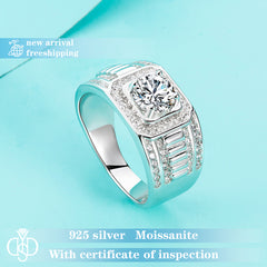 【#40 YSDD】925 Sterling Silver Moissanite Rings