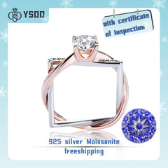 【#8 BeHost】925 Sterling Silver Moissanite Rings