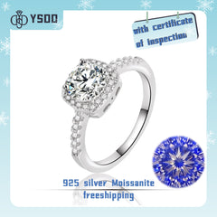 【#13 BeHost】925 Sterling Silver Moissanite Rings