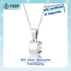 【#22  YSDD】925 Sterling Silver Moissanite Necklace