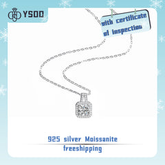 【#20 YSDD】925 Sterling Silver Moissanite Necklace