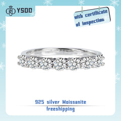 【#27  YSDD】925 Sterling Silver Moissanite Rings