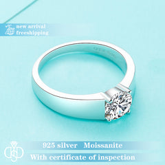 【#38 YSDD】925 Sterling Silver Moissanite Rings