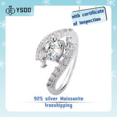 【#110 YSDD】925 Sterling Silver Moissanite Rings