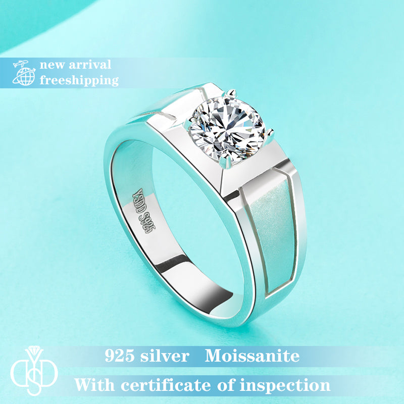 【#36 YSDD】925 Sterling Silver Moissanite Rings