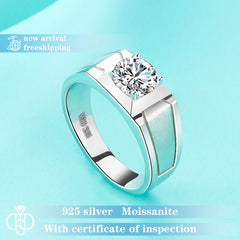 【#36 YSDD】925 Sterling Silver Moissanite Rings