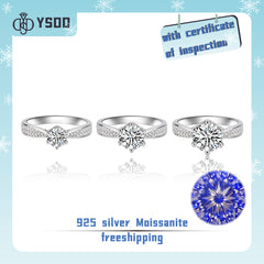 【#11 YSDD】925 Sterling Silver Moissanite Rings