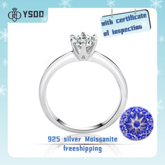 【#17  YSDD】925 Sterling Silver Moissanite Rings