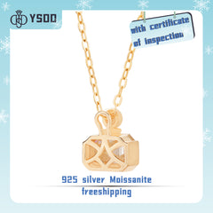 【#67 YSDD】925 Sterling Silver Moissanite Necklace [Buy 1 get 3 freebies]