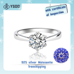 【#48 YSDD】925 Sterling Silver Moissanite Rings