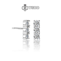 【#171 YSDD】925 Sterling Silver Moissanite Earring Buds