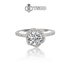 【#135 YSDD】925 Sterling Silver Moissanite Rings