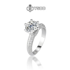 【#175 YSDD】925 Sterling Silver Moissanite Rings