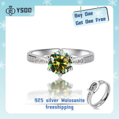 【#159 YSDD】925 Sterling Silver Moissanite Rings