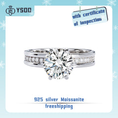 【#3 BeHost】925 Sterling Silver Moissanite Rings