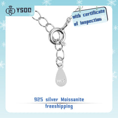 【#132 BeHost】925 Sterling Silver Moissanite Necklace