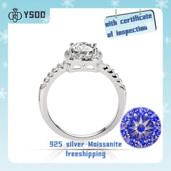 【#13 YSDD】925 Sterling Silver Moissanite Rings