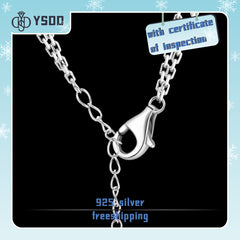 【#7 YSDD】925 Sterling Silver Zircon Necklace