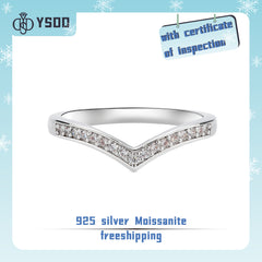 【#60YIYO】925 Sterling Silver Moissanite Rings