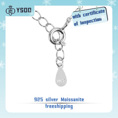 【#132 YSDD】925 Sterling Silver Moissanite Necklace