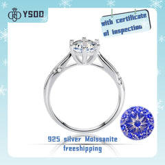 【#12 BeHost】925 Sterling Silver Moissanite Rings