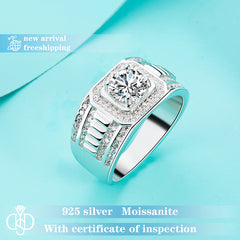 【#40 YSDD】925 Sterling Silver Moissanite Rings