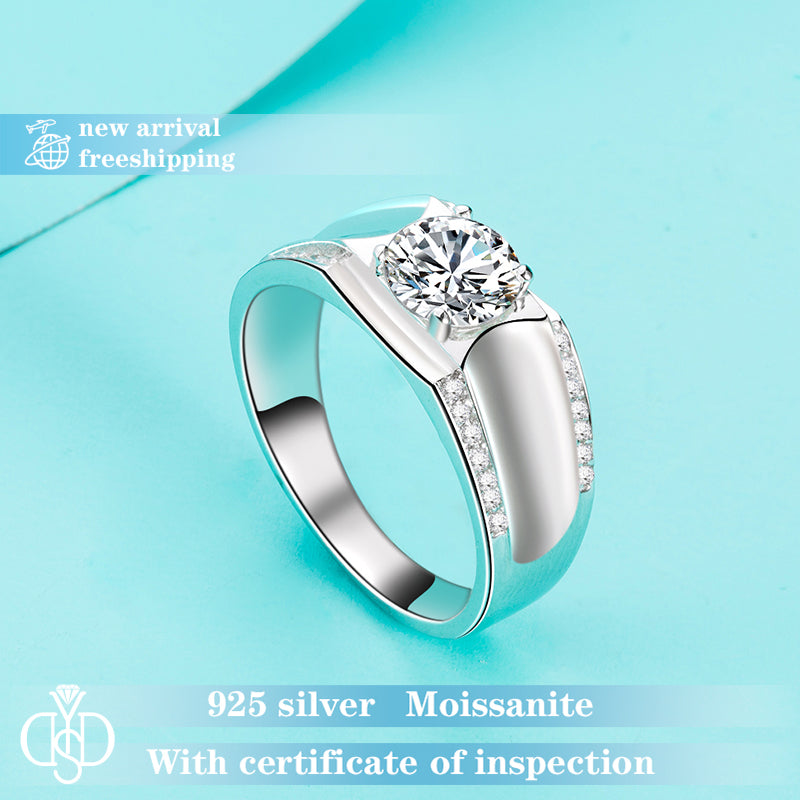 【#37 YSDD】925 Sterling Silver Moissanite Rings