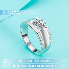 【#37 YSDD】925 Sterling Silver Moissanite Rings