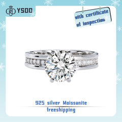 【#3 YSDD】925 Sterling Silver Moissanite Rings