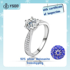 【#11 YSDD】925 Sterling Silver Moissanite Rings