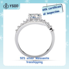 【#110 YSDD】925 Sterling Silver Moissanite Rings