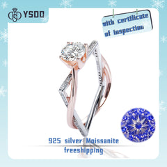 【#8 BeHost】925 Sterling Silver Moissanite Rings