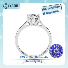 【#48 YSDD】925 Sterling Silver Moissanite Rings