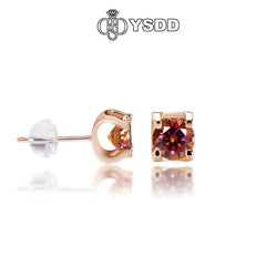 【#210 YSDD】925 Sterling Silver Moissanite Necklace&Earring Buds