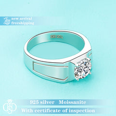 【#36 YSDD】925 Sterling Silver Moissanite Rings