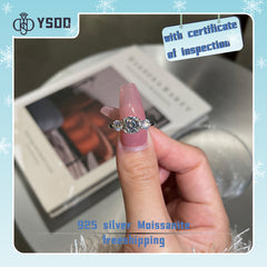 【#89 YSDD】925 Sterling Silver Moissanite Rings