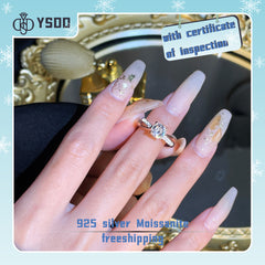 【#8 BeHost】925 Sterling Silver Moissanite Rings