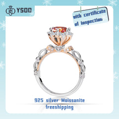 【#161YIYO】1CT Moissanite Rings 925 Sterling Silver 的副本