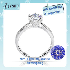 【#11 YSDD】925 Sterling Silver Moissanite Rings