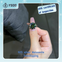 【#73 YSDD】925 Sterling Silver 5CT Moissanite Rings