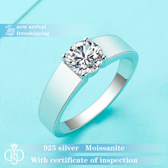 【#38 YSDD】925 Sterling Silver Moissanite Rings