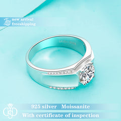 【#37 YSDD】925 Sterling Silver Moissanite Rings