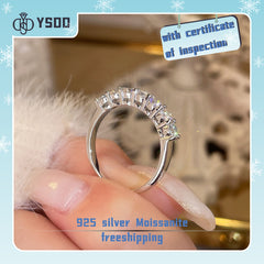 【#27 BeHost】925 Sterling Silver Moissanite Rings