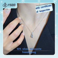 【#22YIYO】925 Sterling Silver Moissanite Necklace