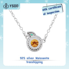 【#79 YSDD】Tangerine Moissanite Jewelry Set