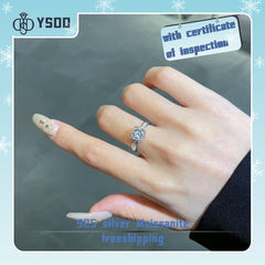 【#9 BeHost】925 Sterling Silver Moissanite Rings