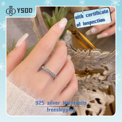 【#27 BeHost】925 Sterling Silver Moissanite Rings