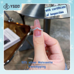 【#60 YSDD】925 Sterling Silver Moissanite Rings